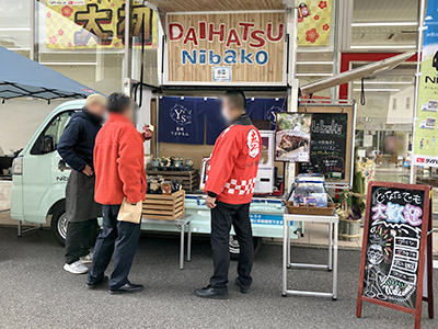 出店の様子